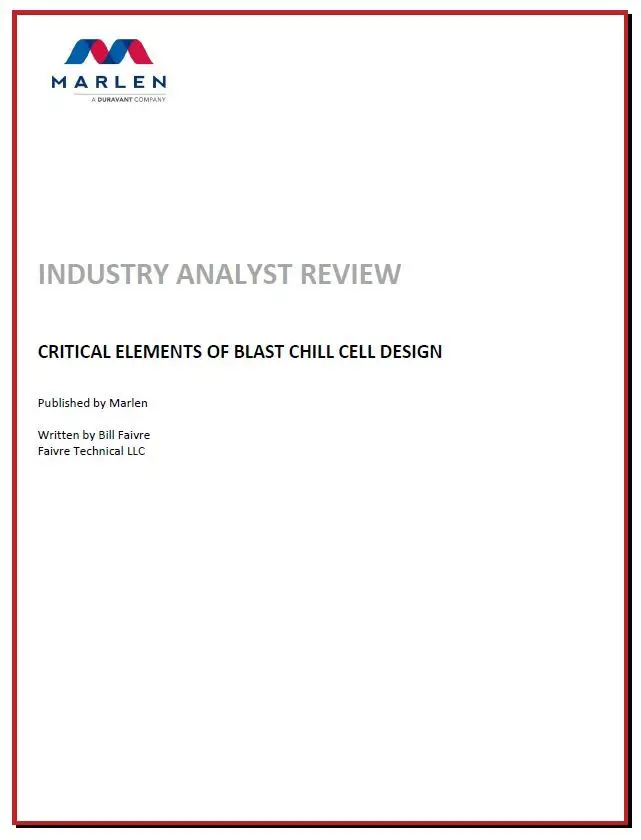 Thumbnail: Industry Analyst Review - Critical Elements of Blast Chill Cell Design