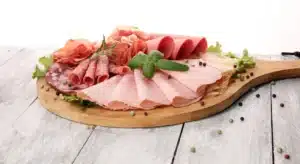 Sliced deli meats - ham, salami
