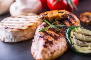 Bar marked chicken breast