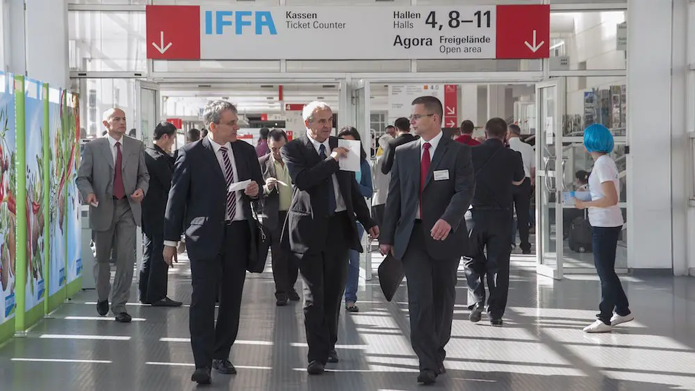 People walking around IFFA 2016