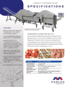 Thumbnail: DuraKut Horizontal Slicer Spec Sheet