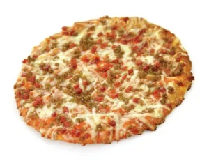 Fully cooked Frozen pizza