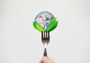 Globe on a fork
