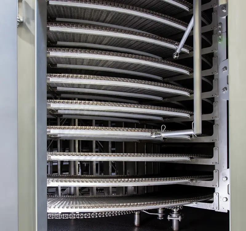 Inside of a CircFood Spiral Oven