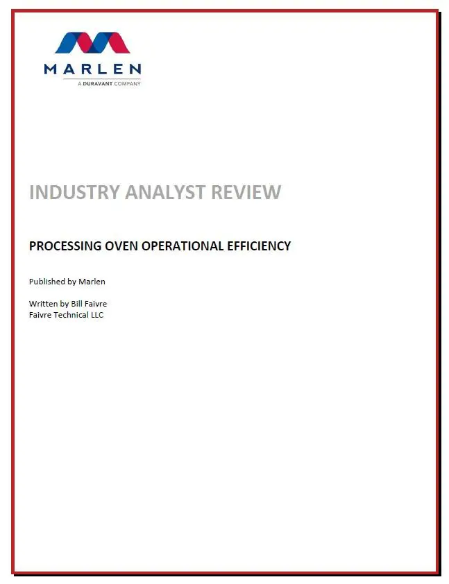 Thumbnail: Industry Analyst Review - Processing Oven Operational Efficiency