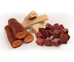Variety of pet treats