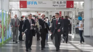 People walking around IFFA 2016