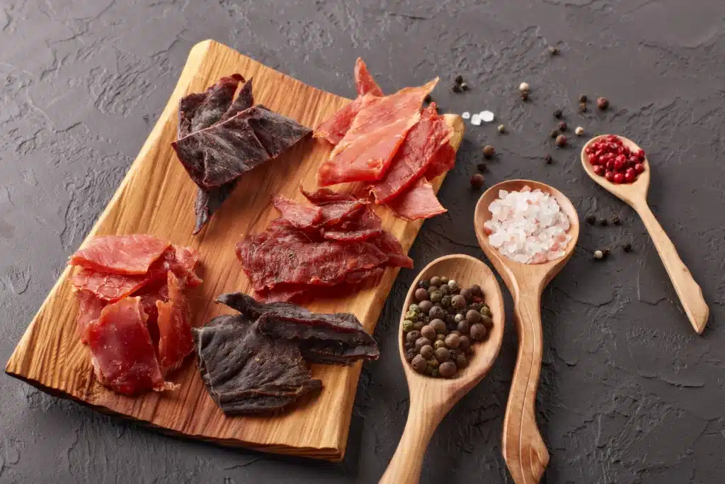 Image of different types of Jerky